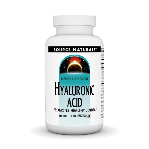 Source Naturals Hyaluronic Acid, Promotes Healthy Joints* 50 mg -120 Capsules