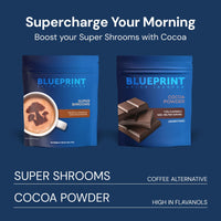 Thumbnail for Blueprint Bryan Johnson Non Dairy Cocoa Powder - 7.5% Flavanols, 100% Pure Cocoa, Low Fat Unsweetened Cocoa, Undutched, Keto Friendly, Great for Baking & Cooking, Tested for Heavy Metals (12 Ounces)
