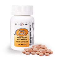 Thumbnail for One-Daily Multivitamins with Minerals for Men & Women (100 Tablets) by GeriCare| High-Potency Multi-Vitamin & Multimineral Dietary Supplement for Immunity, Energy| Complete Daily Nutritional Support
