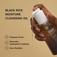 Thumbnail for HARUHARU wonder Black Rice Moisture Cleansing Oil, Double Cleansing, Daily Makeup Remover, Pore Oil Cleanser, Korean Skincare, For sensitive, Non-comedogenic, 5.1 fl oz