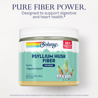 Thumbnail for SOLARAY Psyllium Husk Powder - Psyllium Fiber Supplement for Digestive Health - 3 g of Soluble Fiber - Gluten Free, Made Without Soy, 60-Day Guarantee - 50 Servings, 6.17 OZ