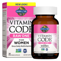Thumbnail for Garden of Life Multivitamin for Women, Vitamin Code Raw One for Women, Once Daily Women's Multi - 30 Capsules, One a Day Vitamins Whole Food Iron, Probiotics for Womens Health, Gluten Free Vegetarian