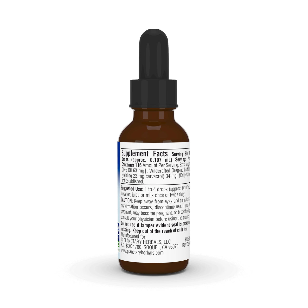 Planetary Herbals Oil of Oregano Herbal Supplement, 5 Fluid Ounce