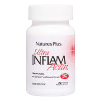 Thumbnail for NaturesPlus Ultra InflamActin - 60 Capsules - Natural Anti-Inflammatory Supplement with Turmeric, Bromelain, MSM, Boswellia & Ginger - Joint Health Support - 30 Servings