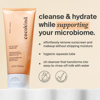 Thumbnail for Cocokind Oil to Milk Face Wash, Oil Based Cleanser and Oil Makeup Remover - Cleansing Oil, Cleansing Milk and Cream Cleanser for Face