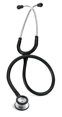 Thumbnail for 3M Littmann Stethoscope, Classic II Pediatric, Black Tube, Stainless Steel Chestpiece, 28 inch, 2113