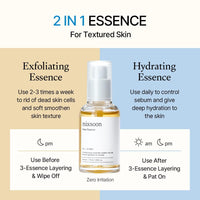 Thumbnail for mixsoon Bean Essence Exfoliating, Snail Mucin Moisturizer for Hydrating, Fermented Bean Extract, Gentle Formula for Smooth Skin 50ml / 1.69 fl.oz. Korean Glass Skin Care