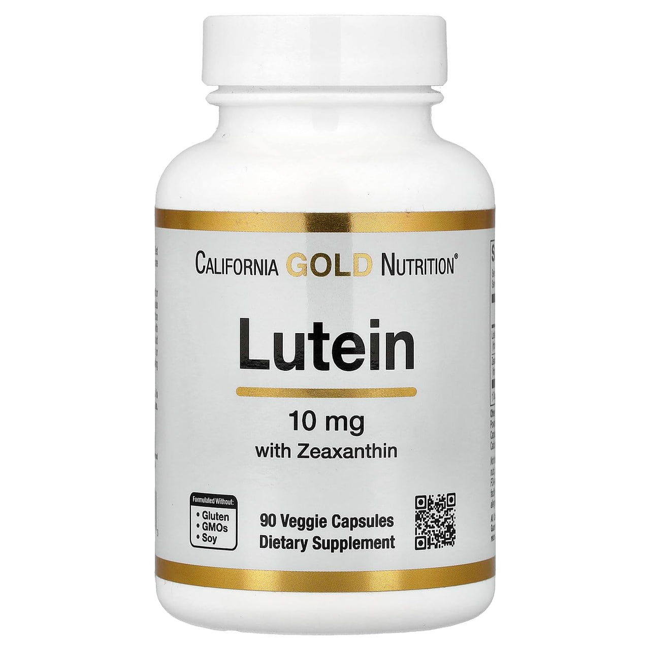 California Gold Nutrition Lutein, 90 Veggie Capsules