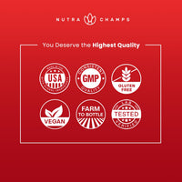 Thumbnail for NutraChamps Korean Red Panax Ginseng Capsules | Extra Strength Ginsenosides for Energy, Focus, Performance, Vitality & Immune Support | Korean Ginseng Root Extract (120, Red)