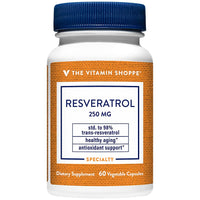 Thumbnail for The Vitamin Shoppe Resveratrol a Antioxidant & Healthy Aging Support a 250 MG (60 Capsules)