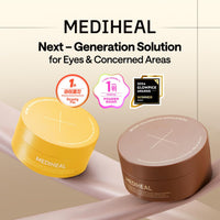 Thumbnail for Mediheal Retinol Collagen Under Eye Patches - Korean Hydrogel Eye Pads (60 patches) with 95% Retinol & 5 Micro Collagen. Nourishing & Non Irritating Eye Gel Mask. Sealing Cap & Spatula Included.