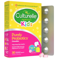 Thumbnail for Culturelle Kids Chewable Daily Probiotic for Kids, Ages 3+, 30 Count, #1 Pediatrician-Recommended Brand, Natural Berry Flavored Daily Probiotics for Digestive Health, Oral Care & Immune Support