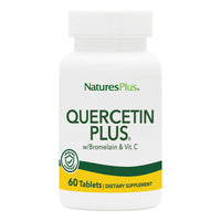 Thumbnail for NaturesPlus Quercetin Plus with Vitamin C & Bromelain - 60 Vegetarian Tablets - Allergy Relief Supplement - Immune, Antioxidant & Anti-Inflammatory Support - Gluten Free - 30 Servings
