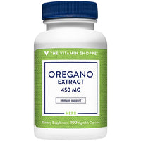 Thumbnail for The Vitamin Shoppe Oregano Extract 450MG, Herbal Supplement that Supports Immune Health (100 Capsules)
