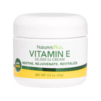 Thumbnail for NaturesPlus Vitamin E Cream - 2.2 oz - Face & Body Moisturizer - Helps Relieve Dry Skin & Soothe Minor Irritations - with MSM, Aloe Vera, Glycerin, Vitamins A & D