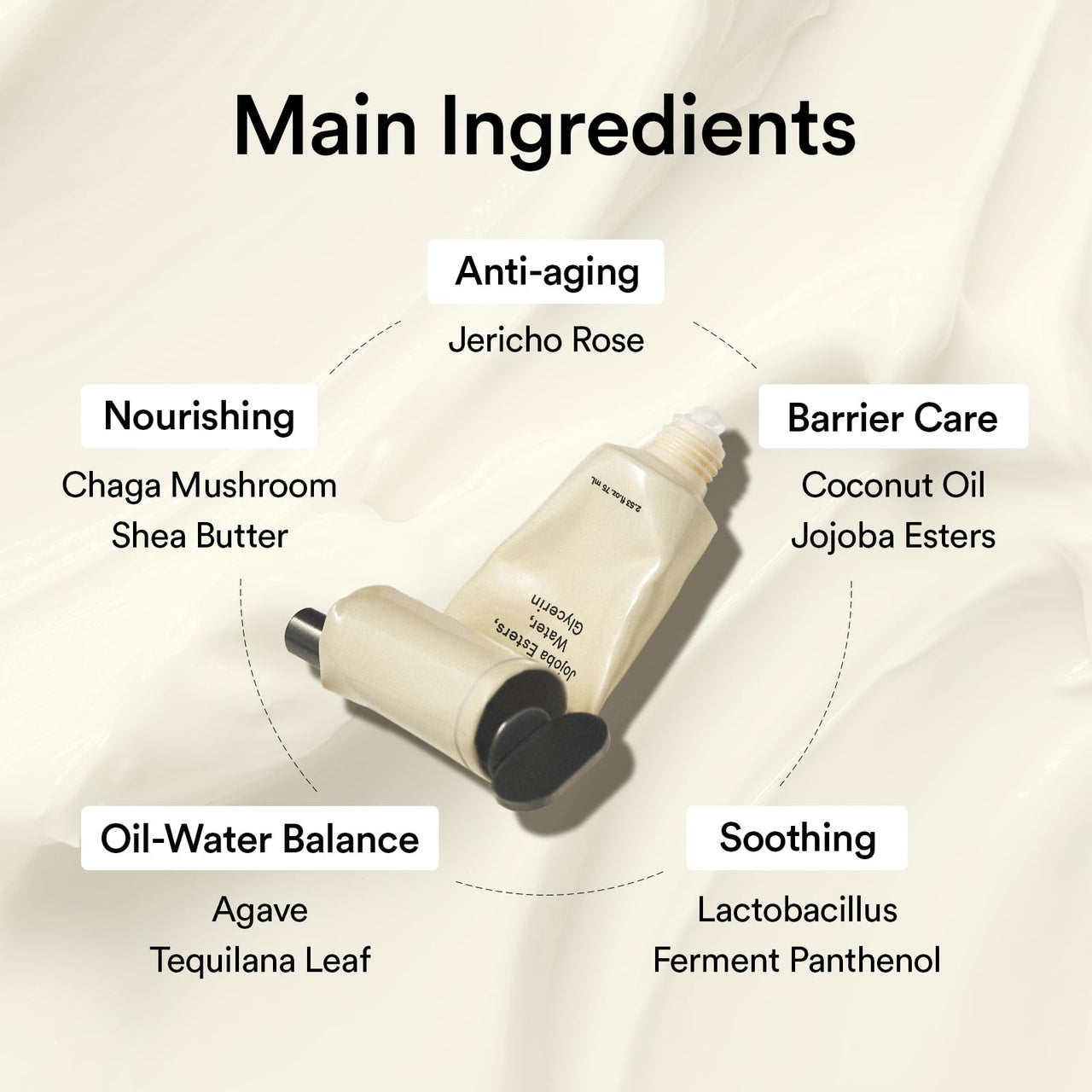 Abib Jericho Rose Cream 75ml - Hypoallergenic, Anti-Aging Moisturizer for Dry Skin