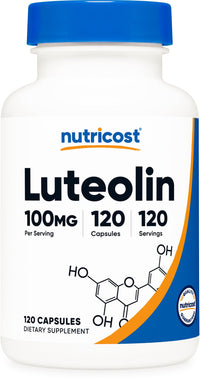 Thumbnail for Nutricost Luteolin 100mg 120 Capsules - Vegetarian Friendly, Non-GMO, Gluten Free