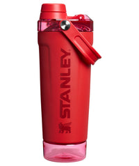 Thumbnail for STANLEY Vitalize Shaker Bottle 20 oz | Leakproof Insulated Stainless Steel Shaker Cup | Base Storage and Twist On Fast Flow Lid | Protein Shakes and Pre Workout Powder | BPA-Free | Chili Red