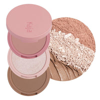 Thumbnail for Kaja 3-in-1 Blendable Sculpting Trio - Play Bento | with Mango Seed Butter, Cream Bronzer, Powder Blush, and Highlighter, 00 Sugar Cookie