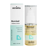 Thumbnail for Stratia Rewind Firming & Hydrating Serum with Hyaluronic Acid & Niacinamide - Moisturizes & Evens Skin Tone with DMAE for Smooth, Plump Skin, 1.3 Fl Oz