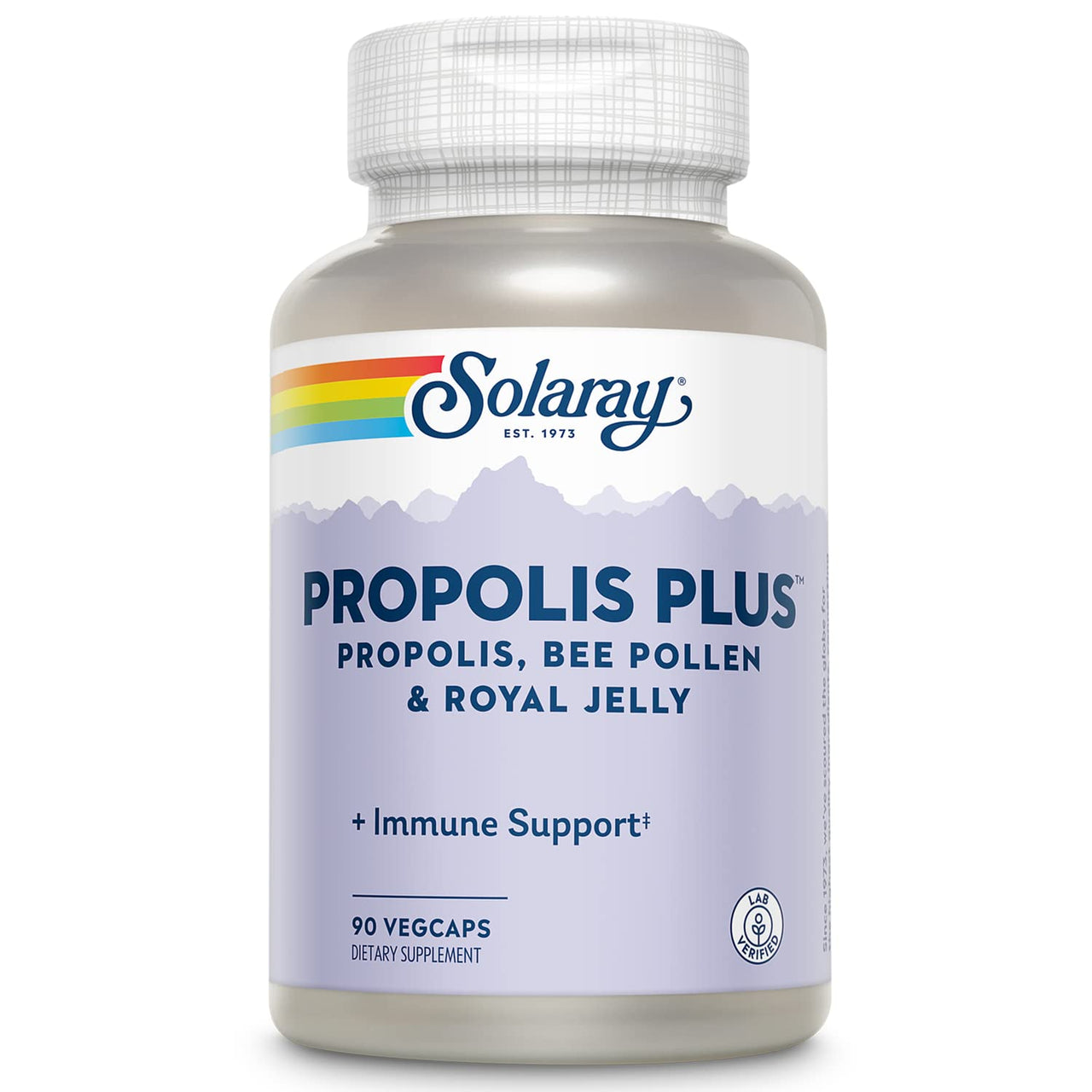 SOLARAY Propolis Plus â€“ Immune Support Supplement, 90 VegCaps