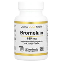 Thumbnail for California Gold Nutrition Bromelain, 625 mg, 30 Veggie Capsules