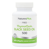 Thumbnail for NaturesPlus PRO ThymoQuin Black Seed Oil 500 mg - 60 Softgels - Full-Spectrum, Cold-Pressed Oil - Gluten Free - 60 Servings