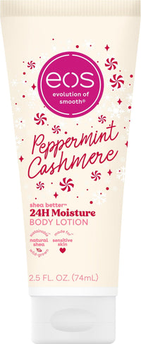 Thumbnail for eos Shea Better Travel Size Body Lotion, Peppermint Cashmere, Holiday, Limited Edition Skin Care, 24-Hour Moisture, Body Lotion for Women, travel size toiletries, Vegan, 2.5 fl oz
