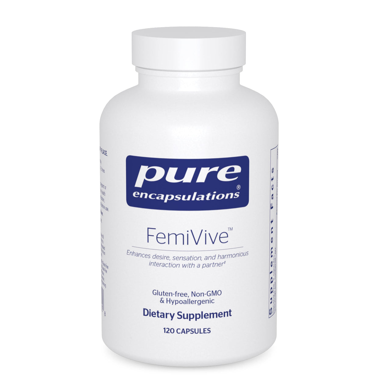 Pure Encapsulations FemiVive - Ashwagandha for Women - Dietary Supplement to Aid Women's Pleasure* - Gluten Free & Non-GMO - 120 Capsules
