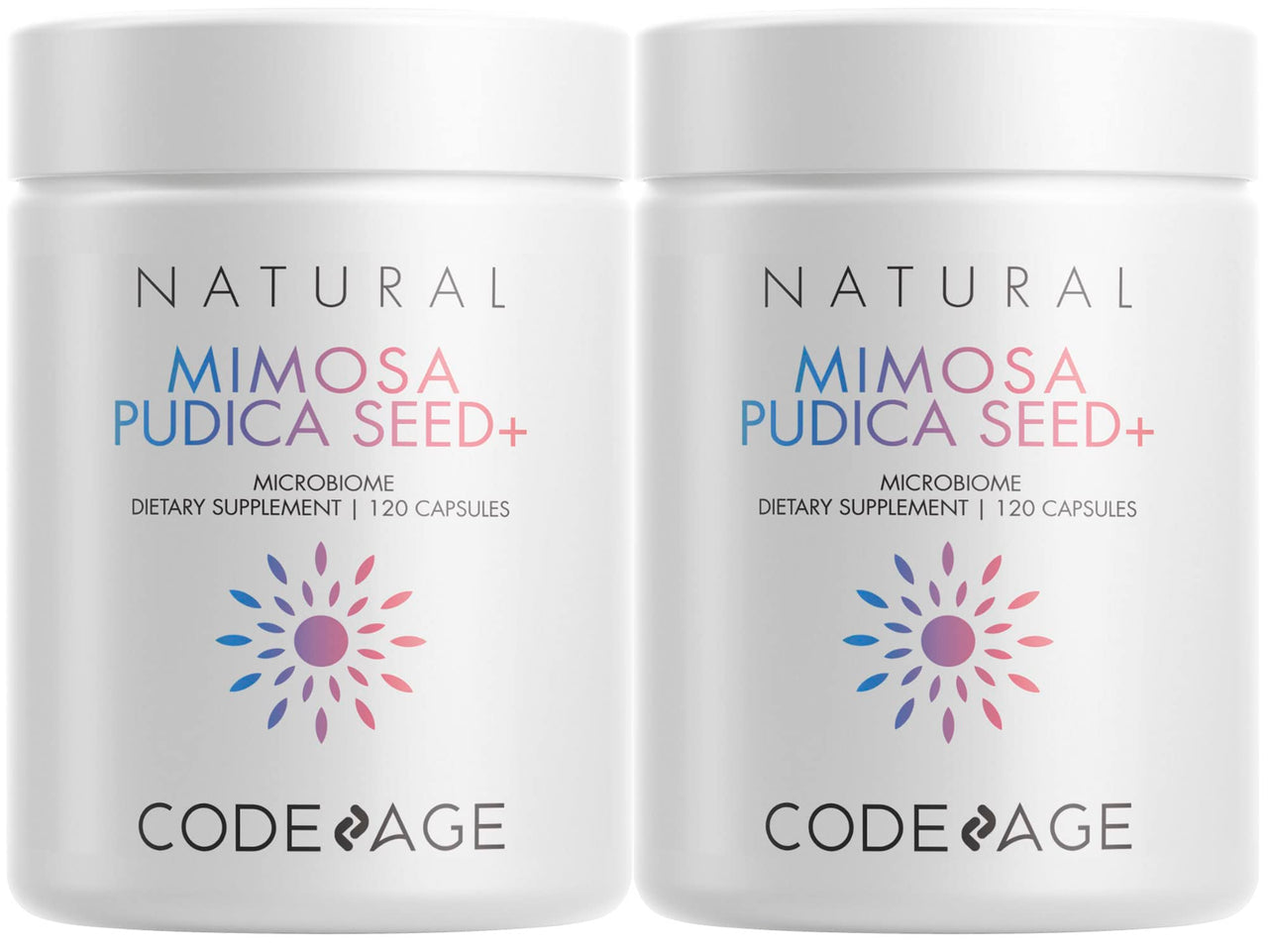 Codeage Organic Mimosa Pudica Seed Capsules - Mimosa Pudica Seeds Supplement - Black Walnut, Cloves, Vidanga, Neem, BioPerine - All in One - Sensitive Plant Pills - Non-GMO & Vegan - 2 Pack