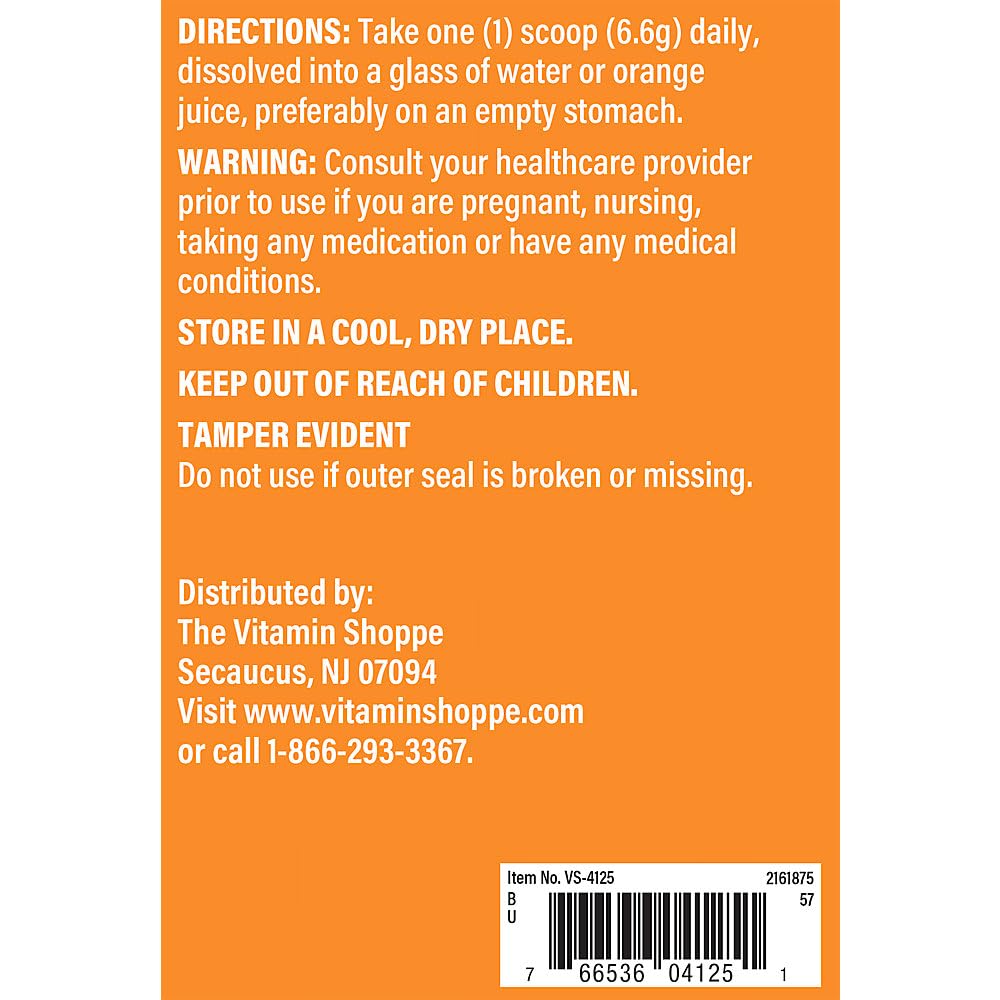 The Vitamin Shoppe Collagen Peptides Powder - Unflavored, Promotes Healthy Hair, Skin, Joint & Nails - from Grass Fed Bovine, Gluten Free Natural Peptide (14 Ounces Powder)