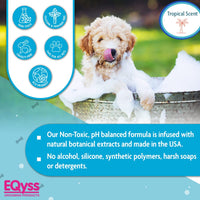Thumbnail for EQyss Premier Pet Shampoo - Cleanses & Moisturizes Coat, Adds Volume, Intensifies Colors, Residue-free Finish - For All Dogs, Cats, Puppies (16 oz)