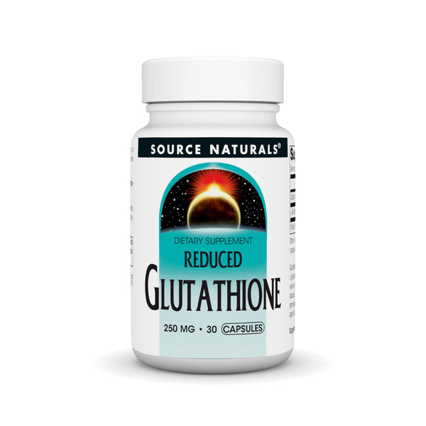 Source Naturals Glutathione, Supplement for Liver Support, 250mg - 30 Capsules