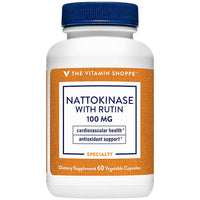 Thumbnail for The Vitamin Shoppe Nattokinase with Rutin 100MG, Antioxidant Supplement