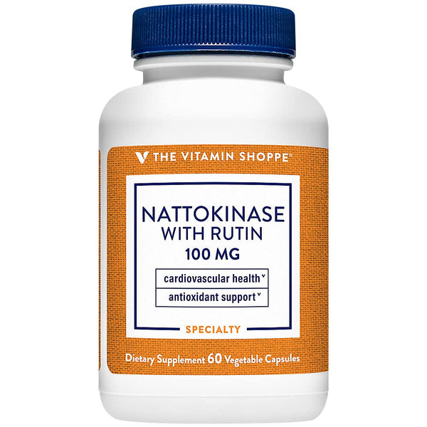 Image 1 of The Vitamin Shoppe Nattokinase with Rutin 100MG, Antioxidant Supplement