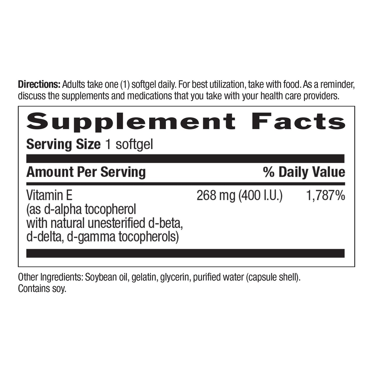 Country Life Vitamin E-Complex 400 IU – Natural Mixed Tocopherols – Antioxidant & Immune Support – Promotes Skin Health & Fights Oxidative Stress – Certified Gluten-Free – 90 Softgels