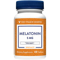 Thumbnail for The Vitamin Shoppe Melatonin - Sleep Support, Restful Sleep & Healthy Sleep Cycle, Natural Sleep Aid (60 Tablets)
