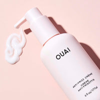 Thumbnail for OUAI Anti Frizz Cream - Moisturizing Hair Cream with Frizz Control & Heat Protection - Provides Lasting Hydration with Jackfruit & Beetroot Extract - Paraben, Phthalate & Sulfate Free (6 oz)