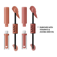Thumbnail for NYX PROFESSIONAL MAKEUP Shine Loud, Long-Lasting Liquid Lipstick with Clear Lip Gloss - Pack of 2 (Magic Maker, Goal Crusher)
