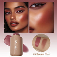 Thumbnail for Cream Blush stick, Natural-Looking Matte Finish Makeup Blush stick, Hydrating Long Lasting Lightweight Blendable Blush for cheeks (#6 Bronze Glow, 1 PC)