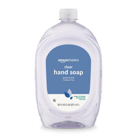 Thumbnail for Amazon Basics Gentle & Mild Clear Liquid Hand Soap Refill, Triclosan-Free, Dermatologist-Tested, pH Balanced, Cruelty-Free, 50 Fluid Ounces, 1-Pack (Previously Solimo)