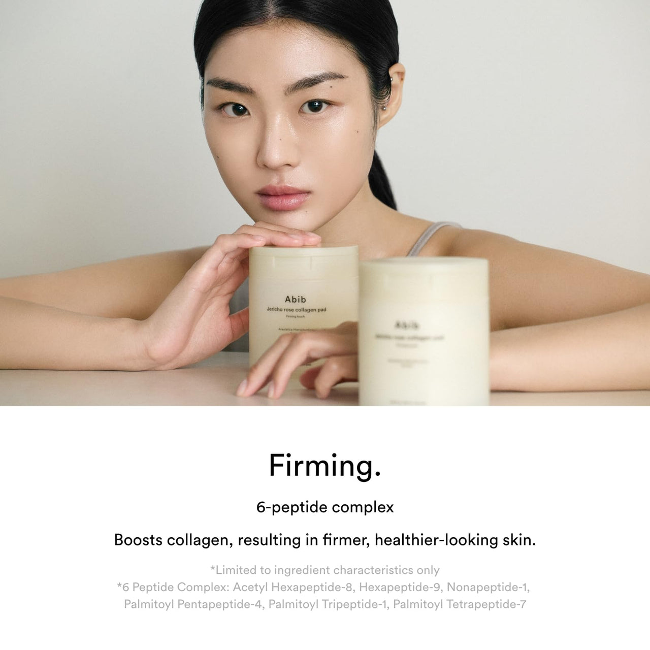 Abib Jericho Rose Collagen Pad Firming Touch 60pads 8.45 fl.oz. | Korean Anti-Aging Toner Pads for Face with Niacinamide, Collagen, Peptides, Cleansing, Disposable, Exfoliant, Skin Care