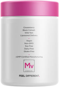 Thumbnail for Codeage Menopause Hair & Skin Vitamins+ - Patented Lustriva, Pycnogenol, KSM-66 Ashwagandha - Hair Density Skin Perimenopause Support - Menopause Supplement - 10,000 Mcg Biotin, Wild Yam - 60 Capsules