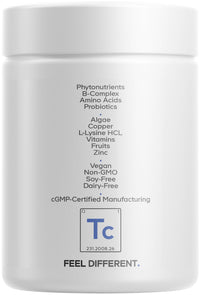 Thumbnail for Codeage Teen Clearface Adolescent Face, Skin & Pimples, Vitamins A, C, D3, E, Pantothenic Acid, Niacin, Zinc Supplement Teenagers, Probiotics, L-Lysine, Omega-3, Oily Skin, Pores, Spots - 60 Capsules