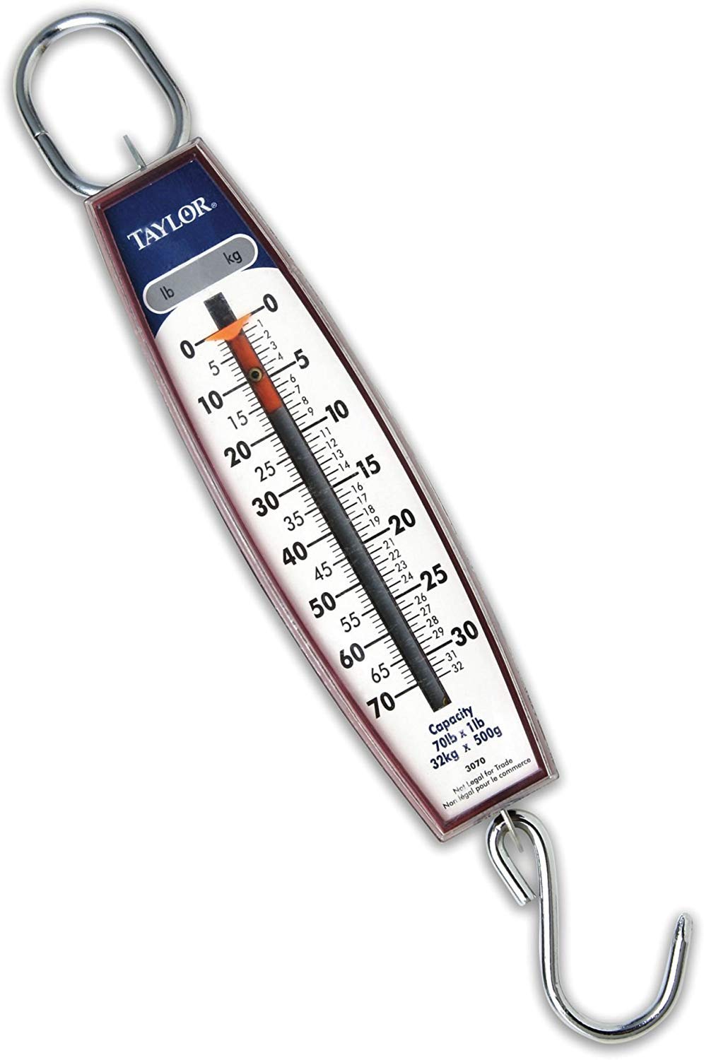 Taylor Precision Products Hanging Scale 70-Pound/32-Kilogram, 2 Pack