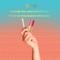 Thumbnail for Juvia's Place Lip Gloss Glass It's Electric - Gold Shimmer,16 oz, Clear, Plump, Long Lasting Non-Sticky Luscious High Shine,Glides on Richly Glossy and Smooth