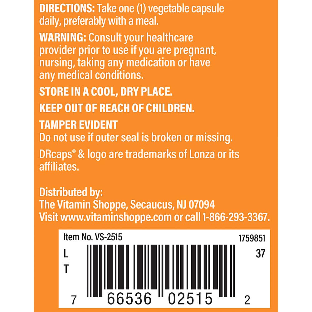 The Vitamin Shoppe Probiotics 4 Billion CFU - Digestive Health, Gut Flora Balance & Immune System Support (90 Vegetable Capsules)