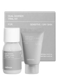 Thumbnail for celimax Dual Barrier Trial Kit Travel Size, Gift Set | with Creamy Toner & Skin Wearable Cream, Travel Size, Mini-sized Gift Set, Ceramides, Peptide