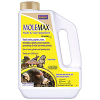 Thumbnail for Bonide MOLEMAX Mole & Vole Repellent Granules, 5 lbs. Ready-to-Use, Outdoor Lawn & Garden Mole Control, People & Pet Safe