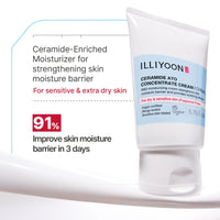 Thumbnail for Illiyoon Ceramide Ato Concentrate Cream | Moisturizer for Dry & Sensitive Skin, 100hr Lasting Hydration, For Face & Body, Gentle for Infants, Moisture Barrier Repair, Vegan Certified, 6.76 fl.oz.